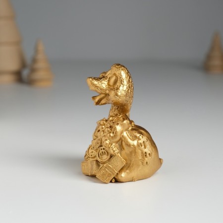 Souvenir Polystone "Snake of Good luck with money" MIX 4x4x6.5 cm-2