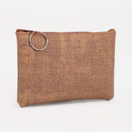 Women's wallet with lightning, brown color