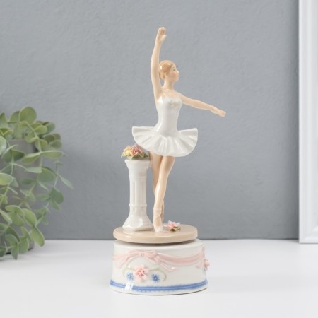 Souvenir Ceramics under porcelain "Ballerina" 22x9x9 cm-3