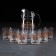 Drinking drink “Flinking”, 7 items: a jug of 1.34 liters, low glasses 250 ml, 6 pcs