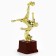 Award figure Cup "Football player", a, gold, plastic stand, 23.5 x 12.5 x 7.5 cm