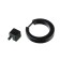 Handle button tundra RK045BL, black