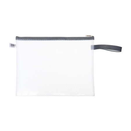 Lightning folder with a4 format, with a pen, water-repellent, 350 md, gray-1