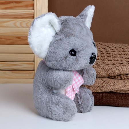 Soft toy "Koala", 25 cm, gray color-1