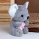 Soft toy "Koala", 25 cm, gray color