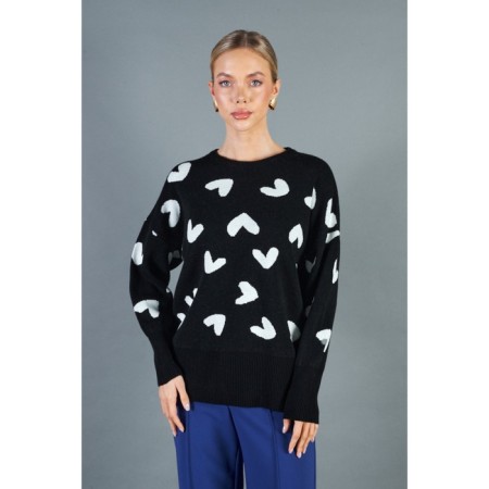 Female jumper Eliseeva Olesya, size 54-56, black color