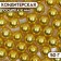 Sprinking confectionery "golden yellow", 10 mm, 50 g