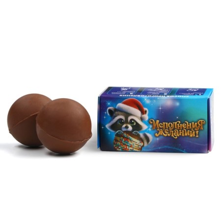 Chocolate bomb in the "Raccoon" box 2 pcs x 35 g-2