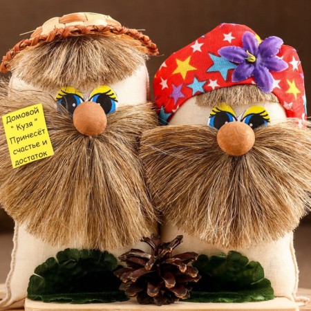 Amulet "Domoving Family on a stand", Lenon, 23-24 cm-3