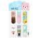 A set of magnetic bookmark for books Calligrata 6 pieces, "animals", mix