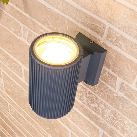 Elektrostandard Lamp Garden-Park, 60 W, E27, IP54, wall, Techno 1404 Gray-1