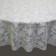 Prepared Flower "openwork", round, 177 cm, sipia