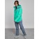 Ski costume female winter, size 46, green color