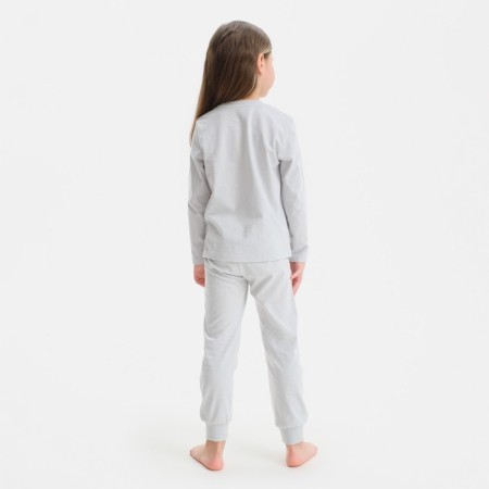 Пижама детская для девочки KAFTAN Sister, р.30 (98-104), серый-4