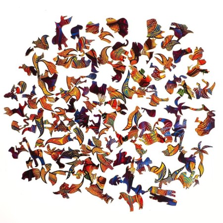 Figure puzzle "King of animals"-6
