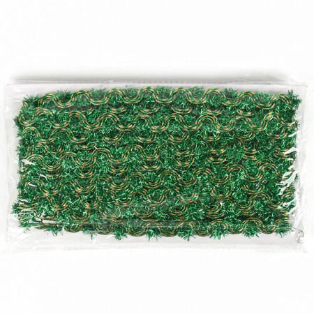 The braid is green, 1.5 cm, in a roll 10 m-2