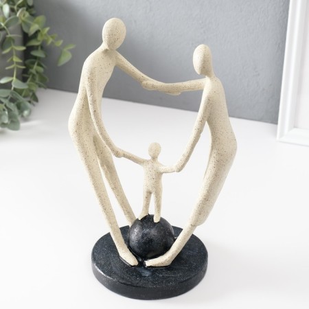 Polystone souvenir "Strength in unity" White 12x17.5x26.5 cm-4