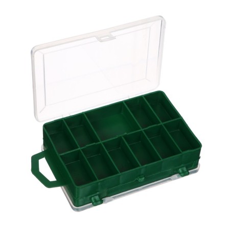 Box with insolon, for spinners and mormyshki, bilateral, 11+1 departments, 11.5 x 8.5 x 3.5 cm-2