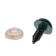 Rifle eyes with plugs, transpares, set 4 pcs., Color is green, set 1 pc. 1.3*1.3 cm