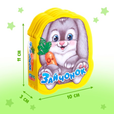 Soft book EVA "Bunny", 12 p.-1