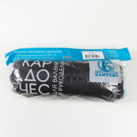Fasting wool "cardoches" 100% half -toned wool 100g (137 Marengo)-3