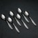 Dessert spoon "Uralochka", h = 16 cm, thickness 2 mm, silver color