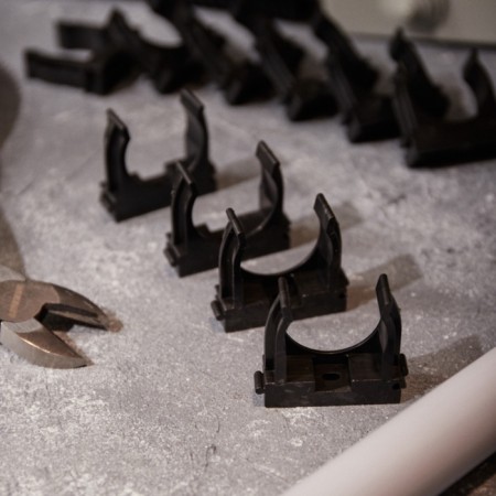 Clips for the mounting pistol Ø 32 mm, black (50 pcs/UP) rexant-5