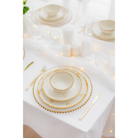 Porcelain shade Organic Gold, 30 × 21 × 2.5 cm, white color-4