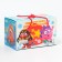 New Year. Gift box New Year's package "Smeshariki" with rope pens 20 x 12 x 12 cm.