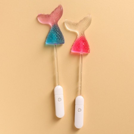 Lollipop “I will fulfill your desire” on a luminous stick, without sugar, 30 g.-4