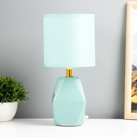 E14 40W turquoise table lamp "Life" 12.5x12.5x28 cm Risalux-2