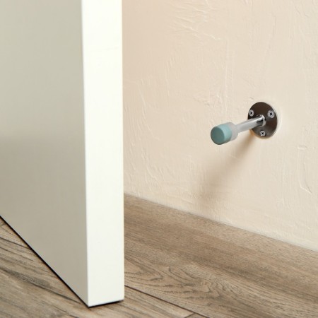Door stop U106CP, H = 75 mm; D = 36, chrome color