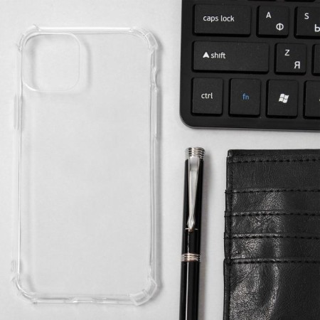 Luazon cover for iPhone 11 Pro, silicone, anti -suggestion, transparent