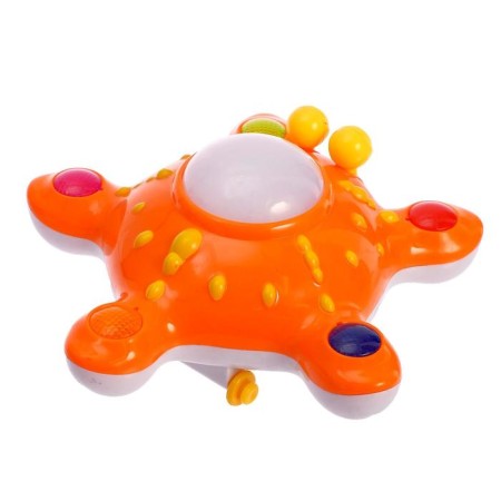 The developing toy "sea star" moves, rotates 360 degrees, light and sound effects, mix-2
