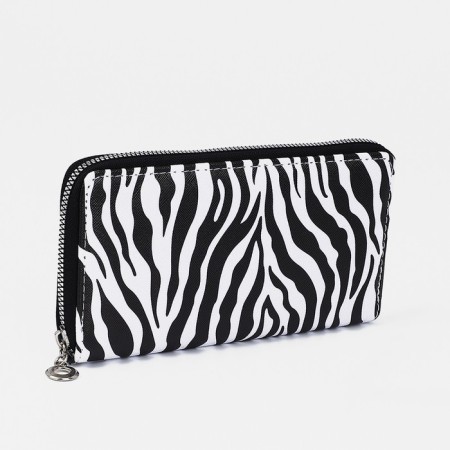 Lightning wallet, card for cards, for coins, white/black color
