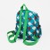 Baby backpack on lightning, 3 outer pockets, green color