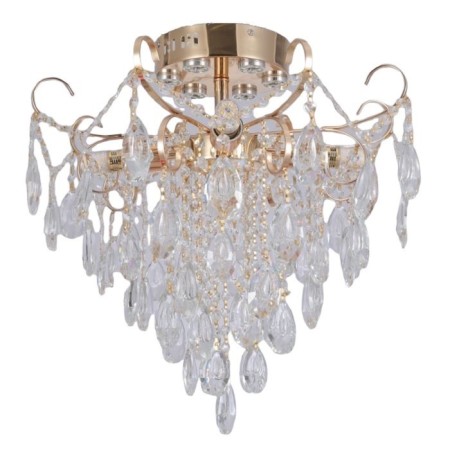 Crystal Crystal Economic light 15506/4FGD CL WTLED, 4x60W, E27, 49x48x48 cm, gold color