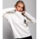 Female jumper, milk color, size 44-48 (One size)