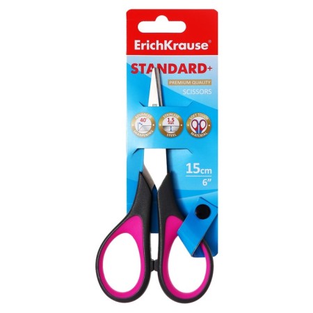 Scissors Erichkrause Standard+, 15 cm, mix-2