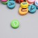 A set of beads made of polymer clay "Astra" 10 mm 20 g, English alphabet