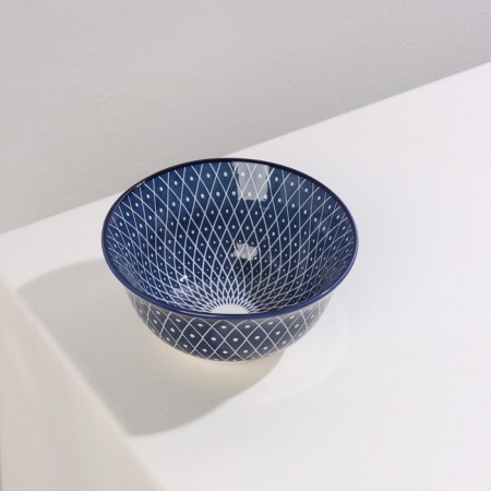 Boda ceramic shade “Boda”, 600 ml, d = 14.5 cm, blue color-1