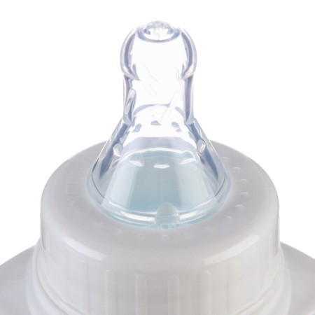 A bottle for feeding Gift "Dairy cocktail", classic throat, 250 ml., 0 months, with a nipple, with handles-2