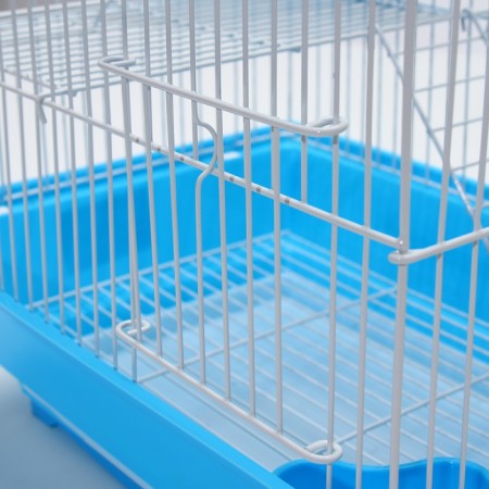 A cage for rodents with filling RT-3, 30 x 23 x 39 cm, blue (packing 12 pcs)-12