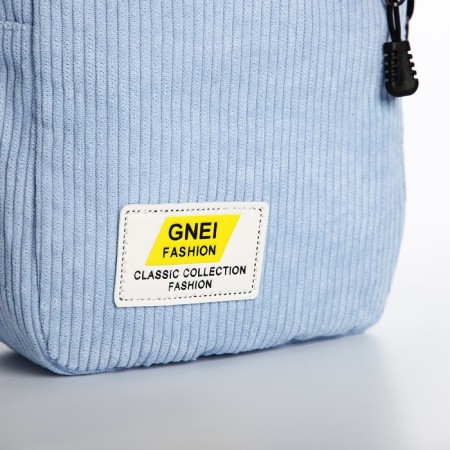 Youth bag with lightning, blue color-3