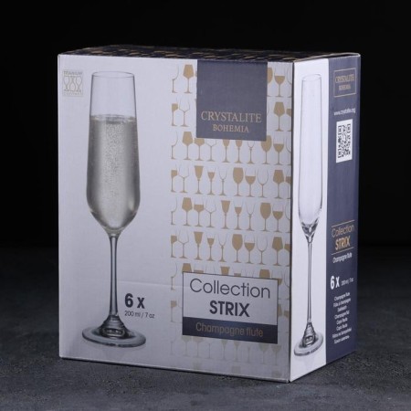 Set of glasses for champagne Strix, 200 ml, 6 pcs-1