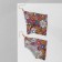 Hanging “rhombus” chain mail, chamomile flowers, colored, 9 cm