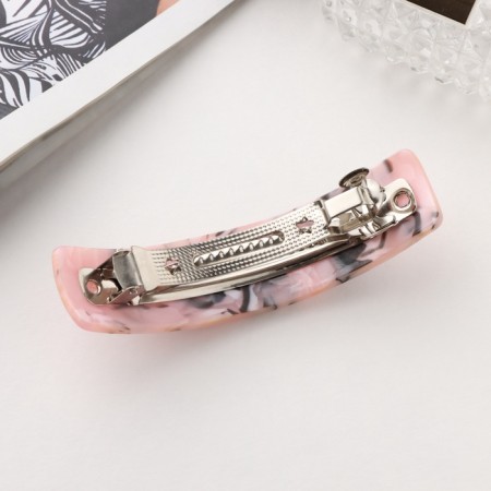 Halva hairpin "Silva" marble print, 9 cm, mix-1