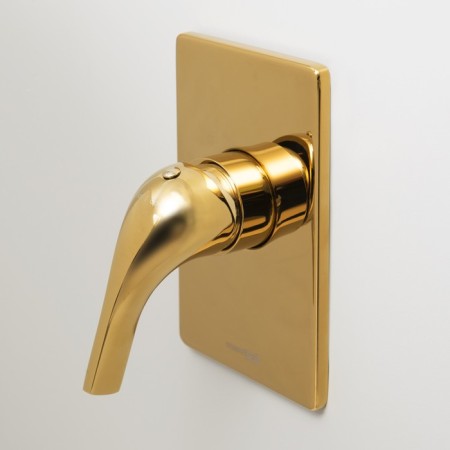 Shower mixer Wasserkraft Sauer 7151, single -leaf, without watering can, without spout, gold-2