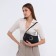 Bag Women's Baget with a zipper, black color