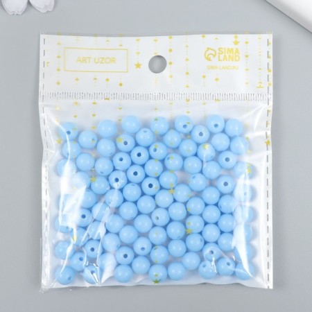 Busins ​​plastic "Bright blue" glossy set 25 g d = 0.8 cm-2
